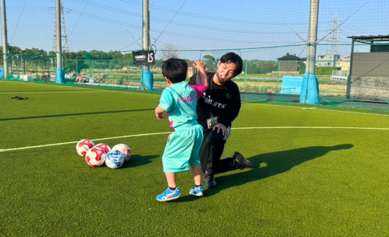 子供たちが練習している様子