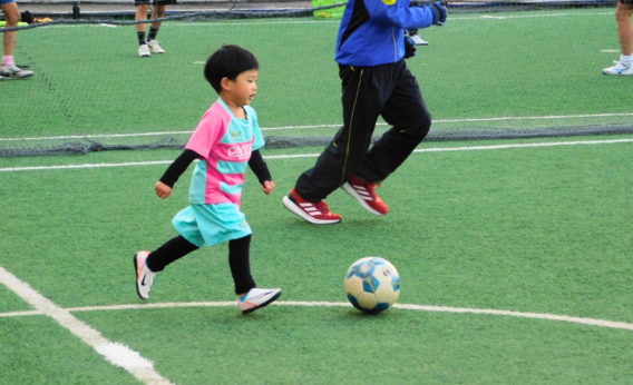 サッカー大会の様子