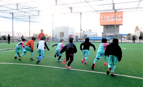 サッカー大会の様子